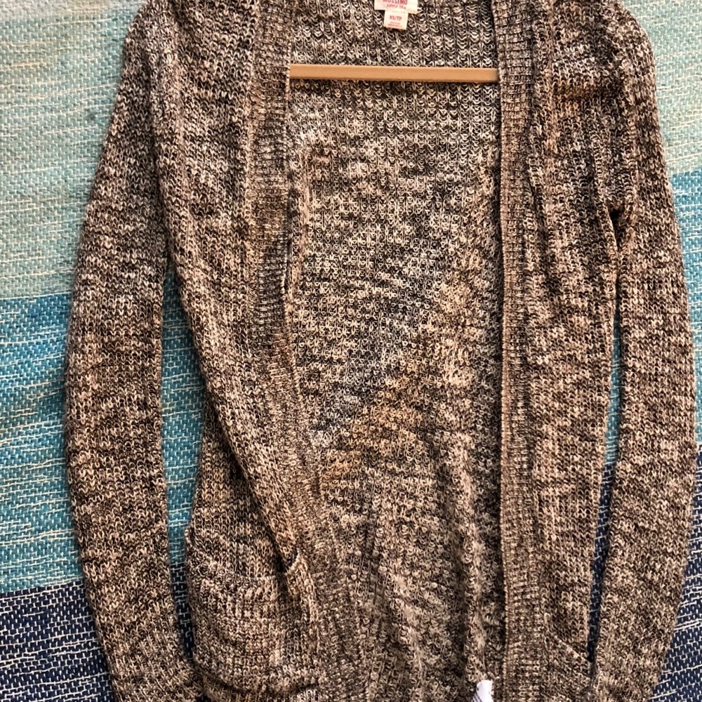 Speckled brown cardigan